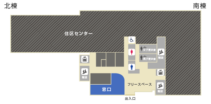 フロアマップ1階
